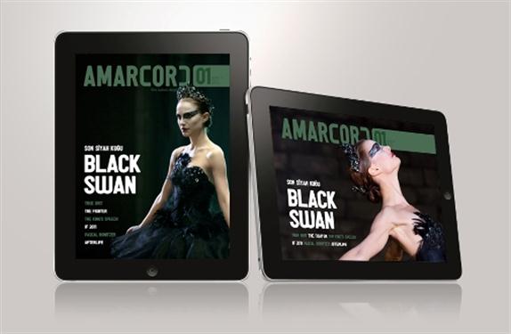 Türkiye'nin iPad Üzerinde Yayın Yapan İlk Sinema Dergisi Amarcord Yayında